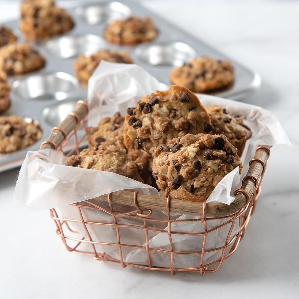 Natural Aluminum Commercial Petite Muffin Pan, 24 Cup