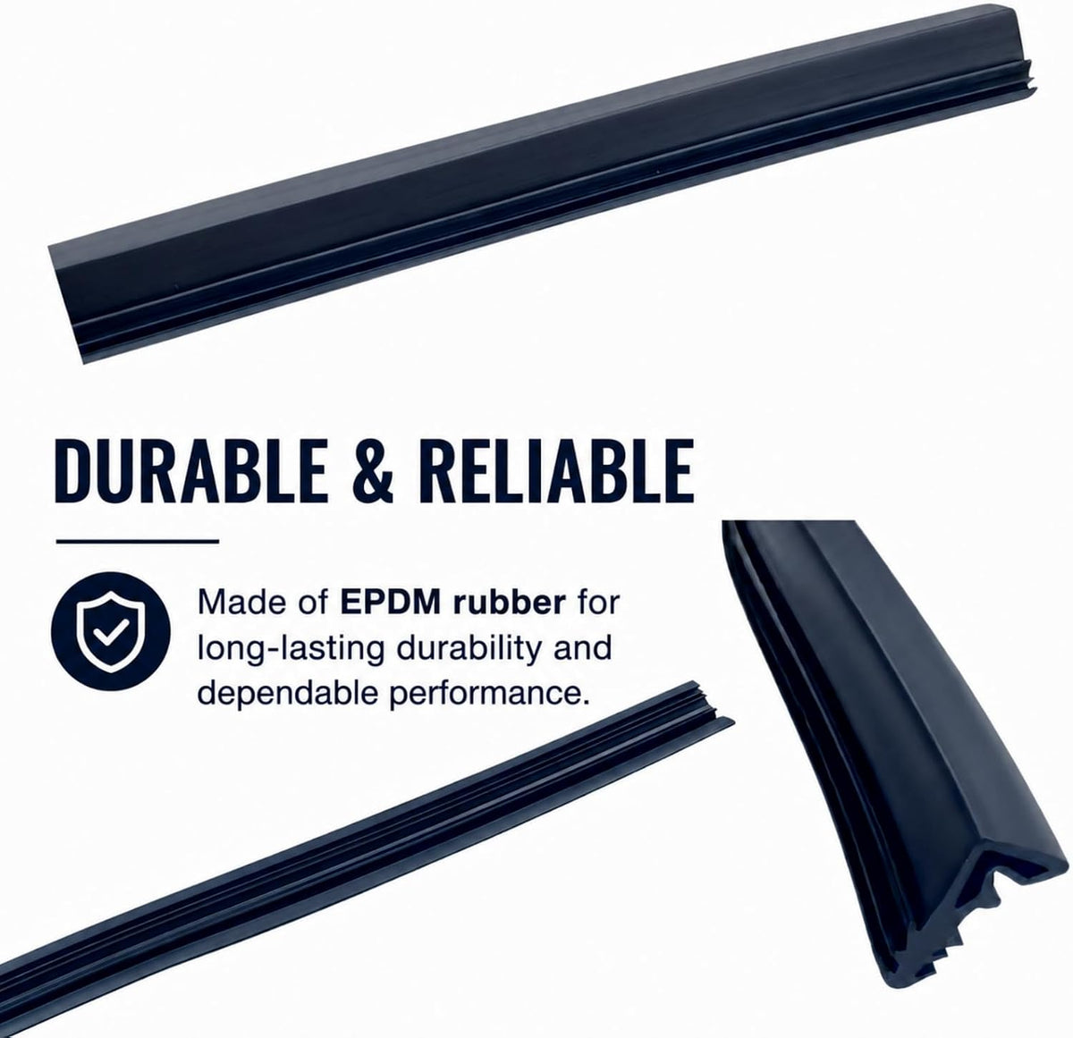 W11768590 Dishwasher Door Gasket Seal Replacement, Leak Resistant