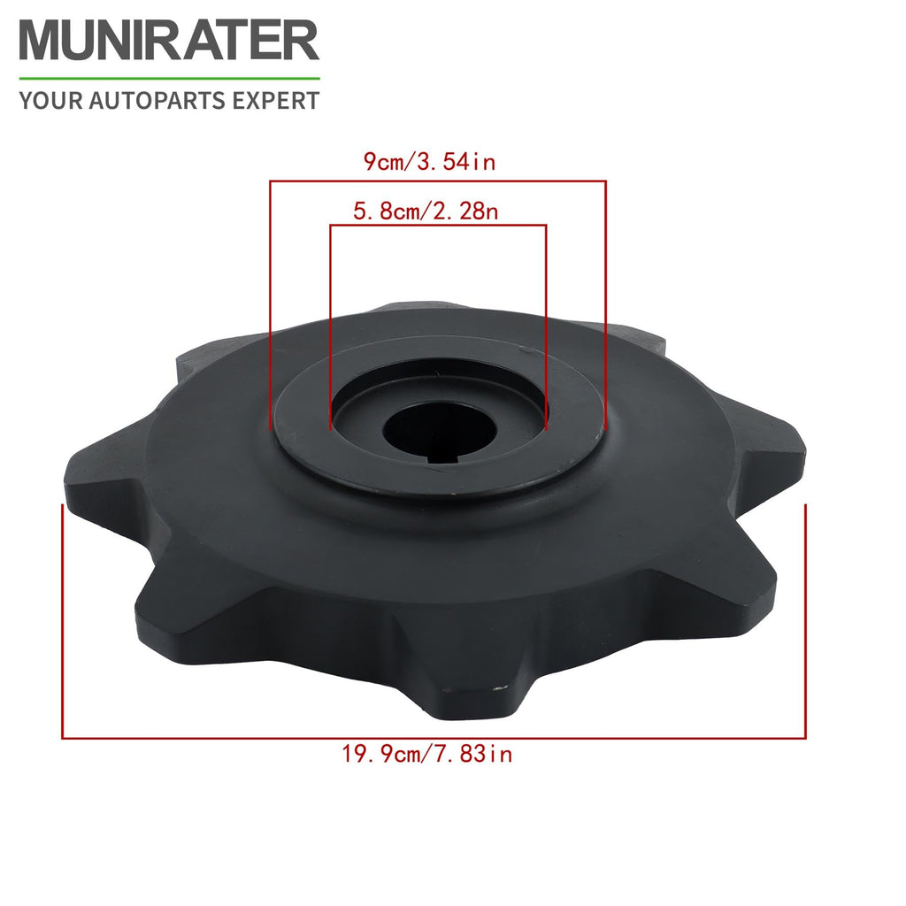 Loader Drive Sprocket Replacement for 7107228 Replacement for MT52 Mini Skid Steer Loaders 1 Hole 8 Teeth