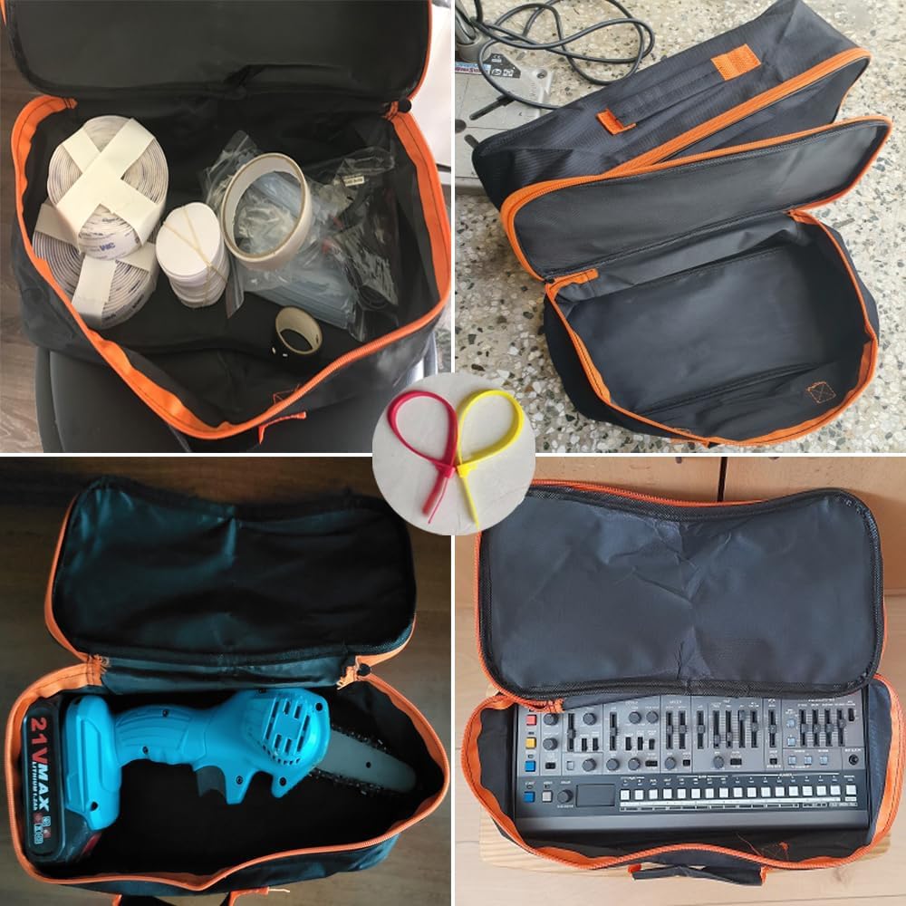 Tool Bag, Waterproof Oxford Bag, Multiple Purpose-Tool Organizers and Storage, Small Metal Tools Bags (Large Portable