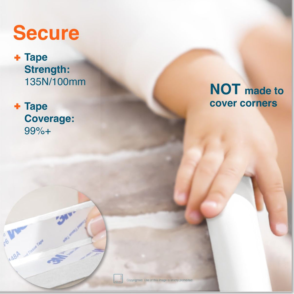 Furniture Edge Protector, Desk Edge Cover, Large 12ft Edge Only
