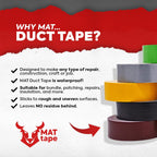 MAT Duct Tape Schoolbus Yellow Industrial Grade, 3/4 inch x 60 ft.