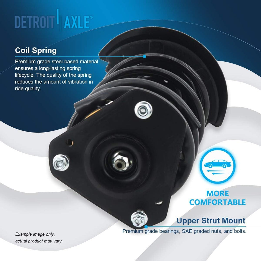 Detroit Axle - 2 Front Struts for Chevy Impala Monte Carlo