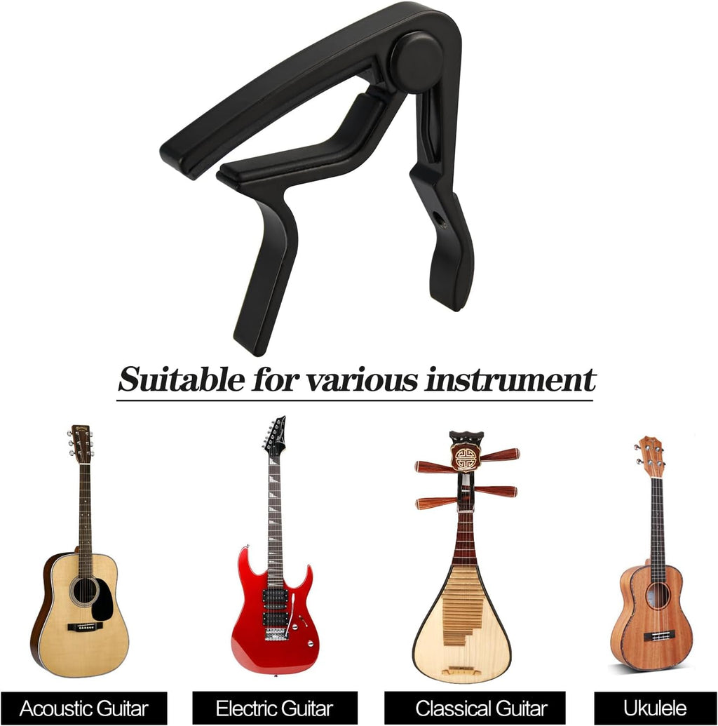 2 Set Guitar Capo Guitar Tuner Set | for Players and Beginners