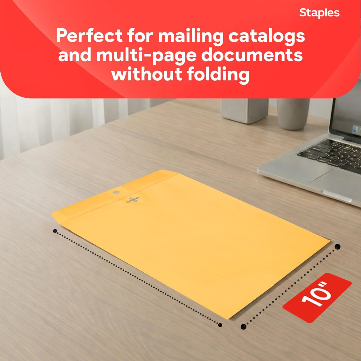 10x13 Kraft Catalog Envelopes, Brown Manila, 250/Box