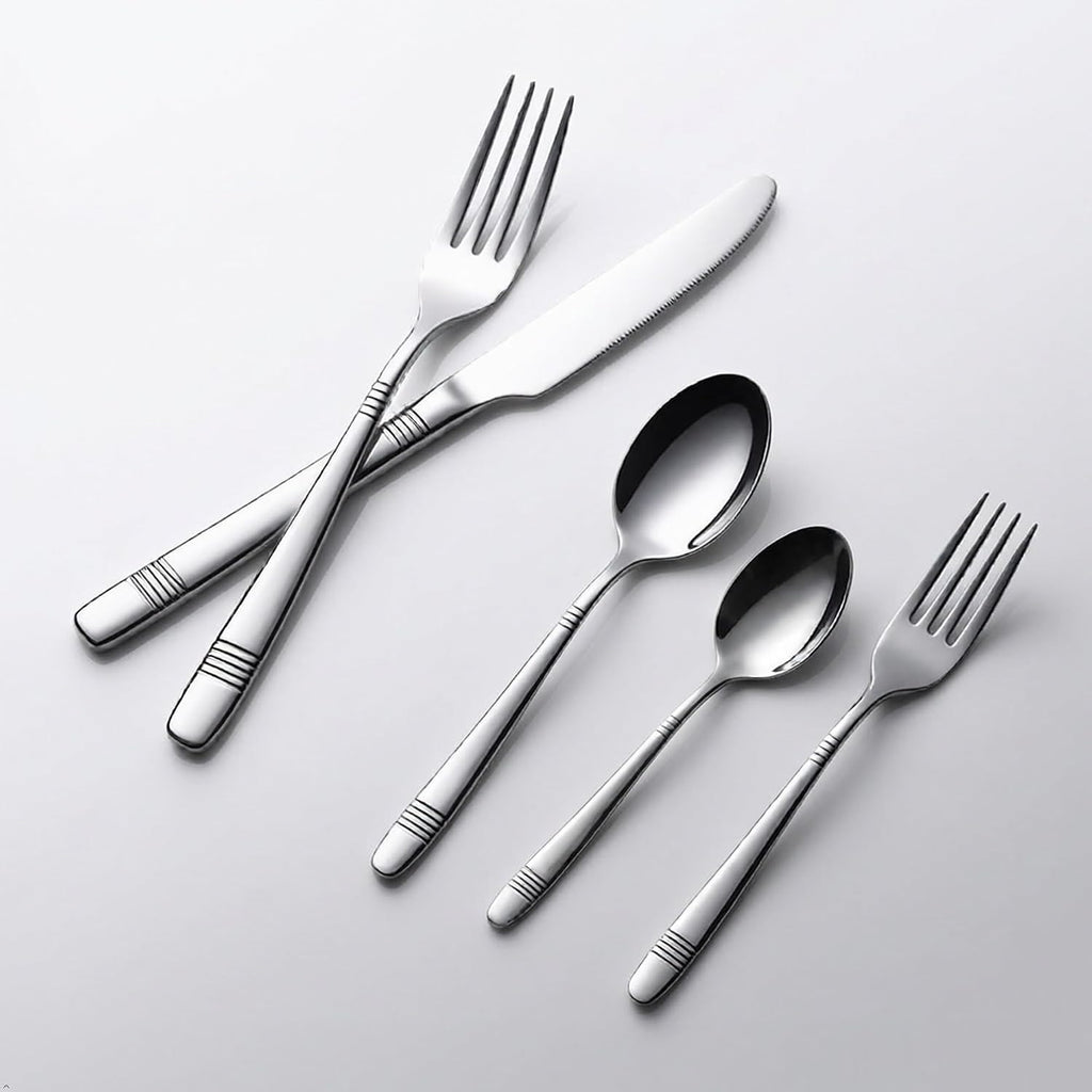 80-piece Flatware Set, Stainless Steel, Service for 16