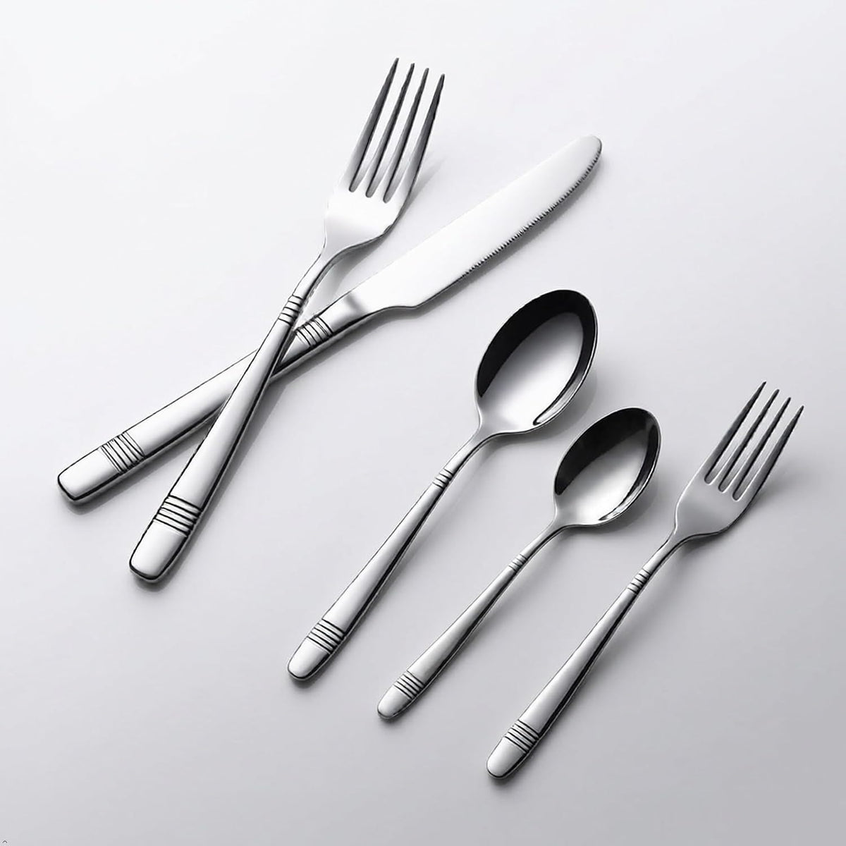 80-piece Flatware Set, Stainless Steel, Service for 16