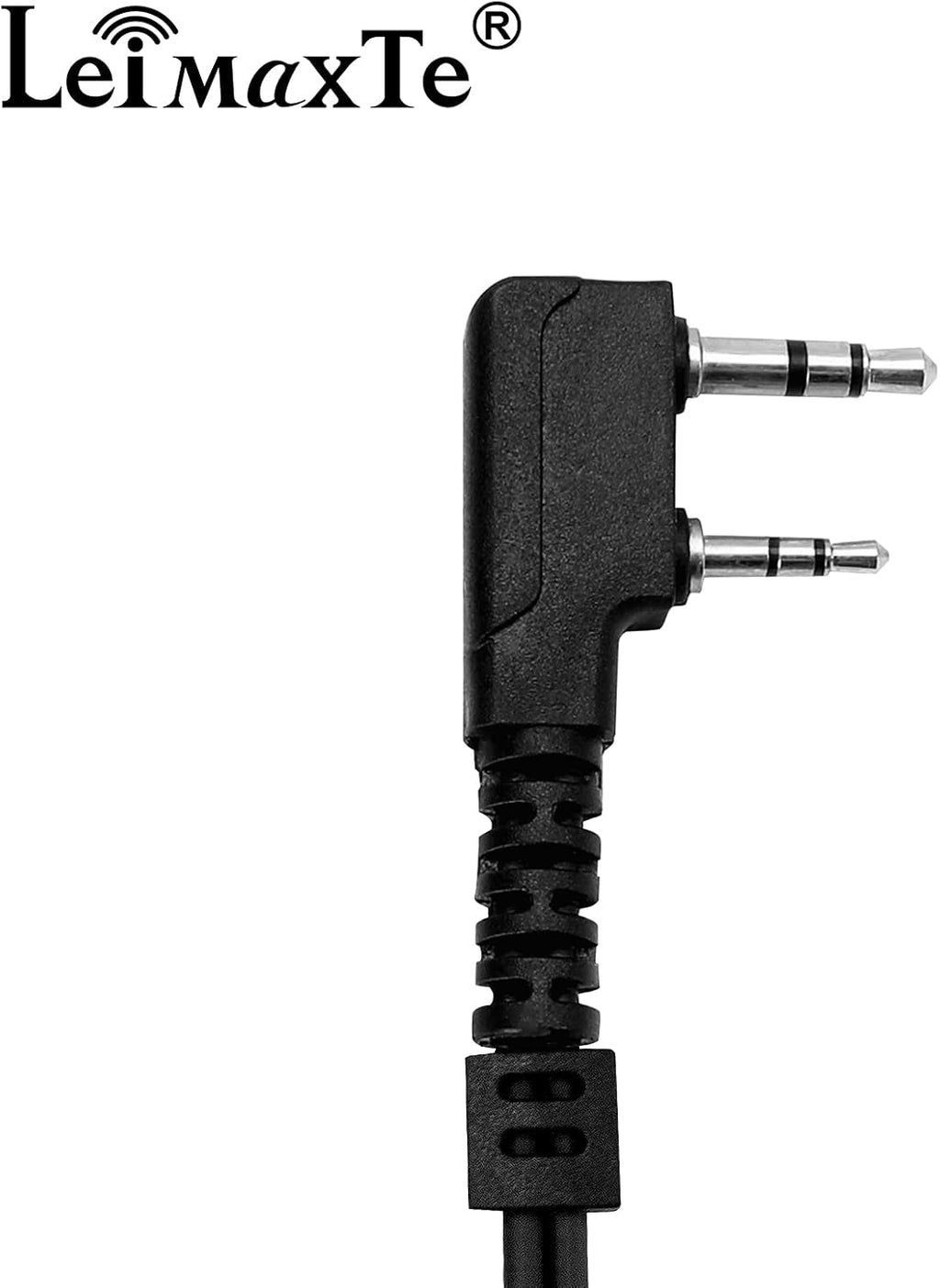 Two Way Radio Headset Compatible with Baofeng, Kenwood 2 Pin Walkie Talkie Surveillance Earpiece with Mic PTT