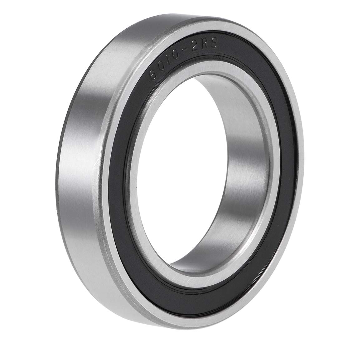 uxcell 6010-2RS Deep Groove Ball Bearings 50mm x 80mm x 16mm Double Sealed Chrome Steel P6(ABEC3)