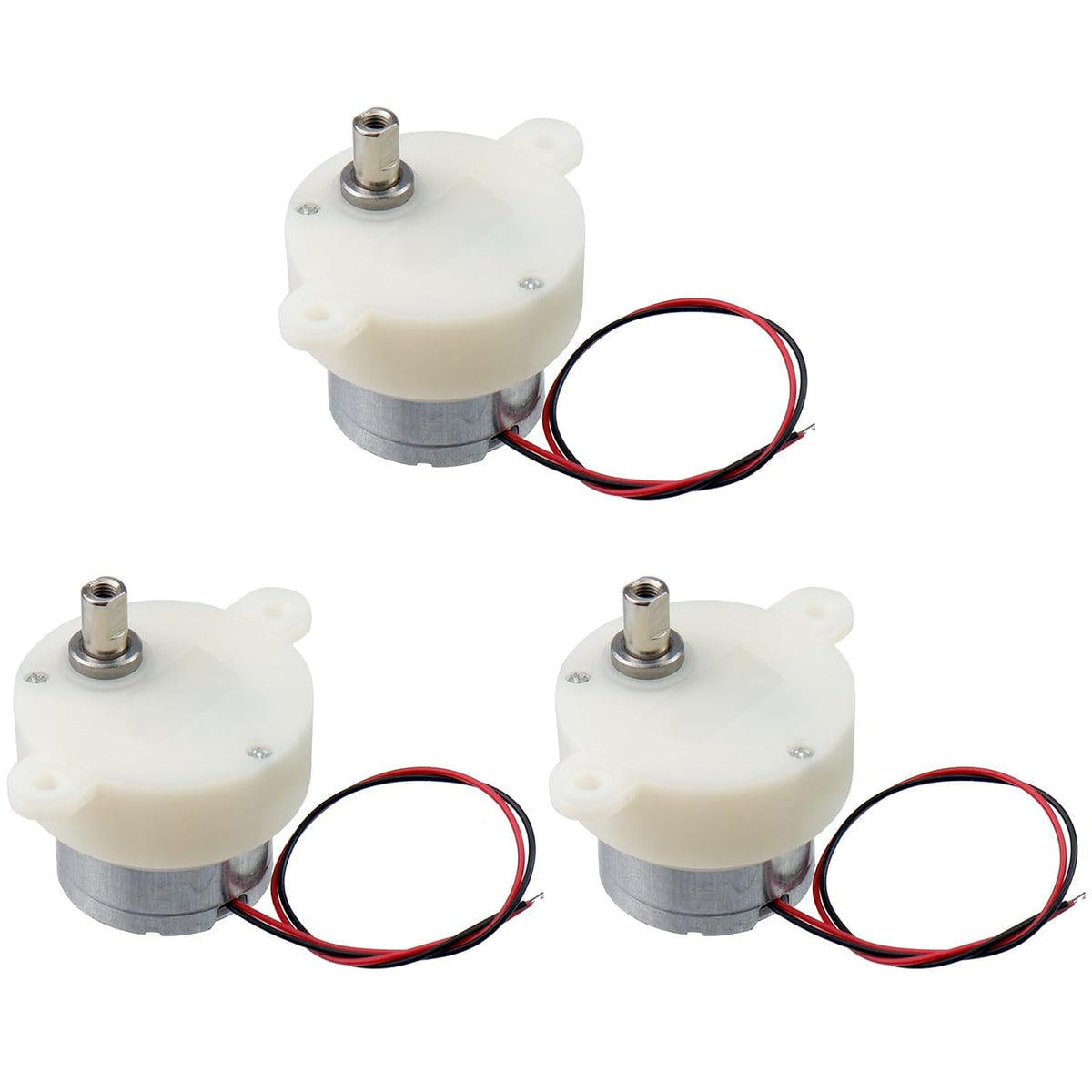 Antrader 3Pcs DC 6V 5RPM High Torque Micro Gear Reduction Motor Gearbox