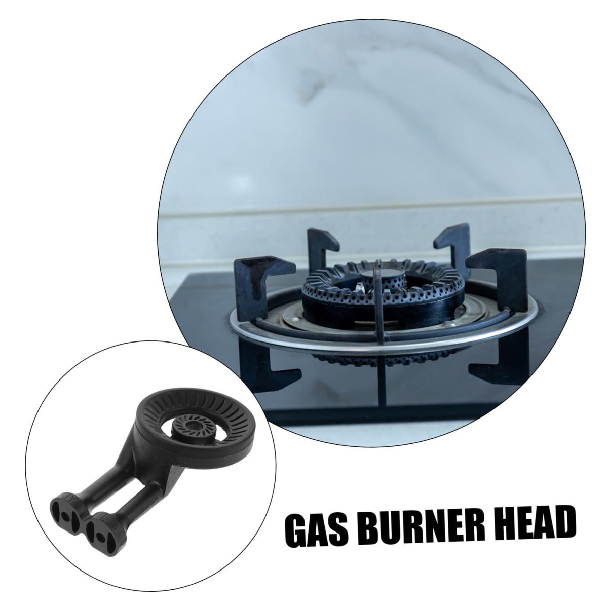 Cast Iron Gas Stove Burner Head, Universal Replacement