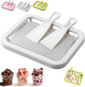 At-Home Rolled Ice Cream Maker Kit, Instant Freeze Plate with 2 Scrapers, Instant Gelato Pan/Roll, Homemade DIY for