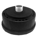 1pcs 25mm/1Inch Air Compressor Noise Reducer Silencer Filter,Plastic Shell Round Muffler Filter