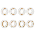uxcell 8Pcs 685 POM Plastic Bearings, 5x11x3mm Deep-Groove Ball Bearings