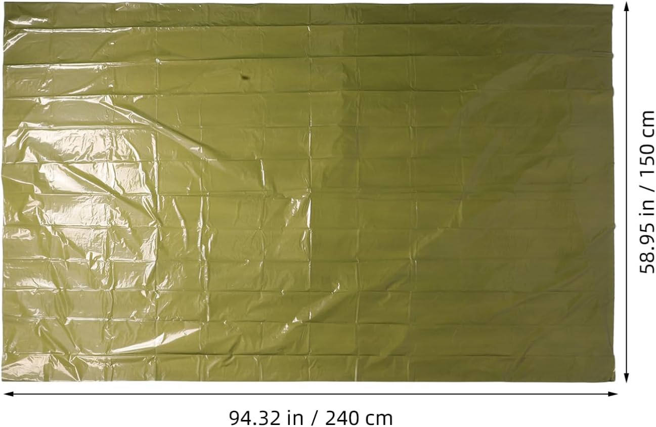 1pc Emergency Shelter Tent Thermal Insulation Outdoor Survival Tent for Camping and Hiking Lightweight and Portable