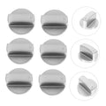 Metal Gas Stove Knobs Replacement for Cooktops 6 Pack