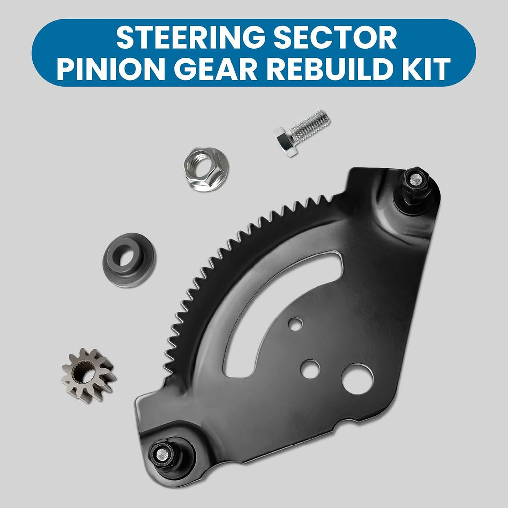 717-1550 Steering Gear Pinion Gear Compatible with MTD Bo lens Cub-Cad et LTX1045 LT1050 Lawn Mower, Steering Sector