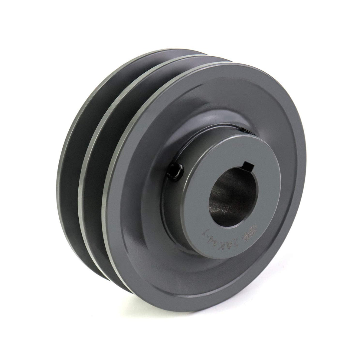 QWORK Double Groove Web Sheaves, 4.25"OD 1" Bore V-Belt Sheave for V-Belt, 2AK44-1
