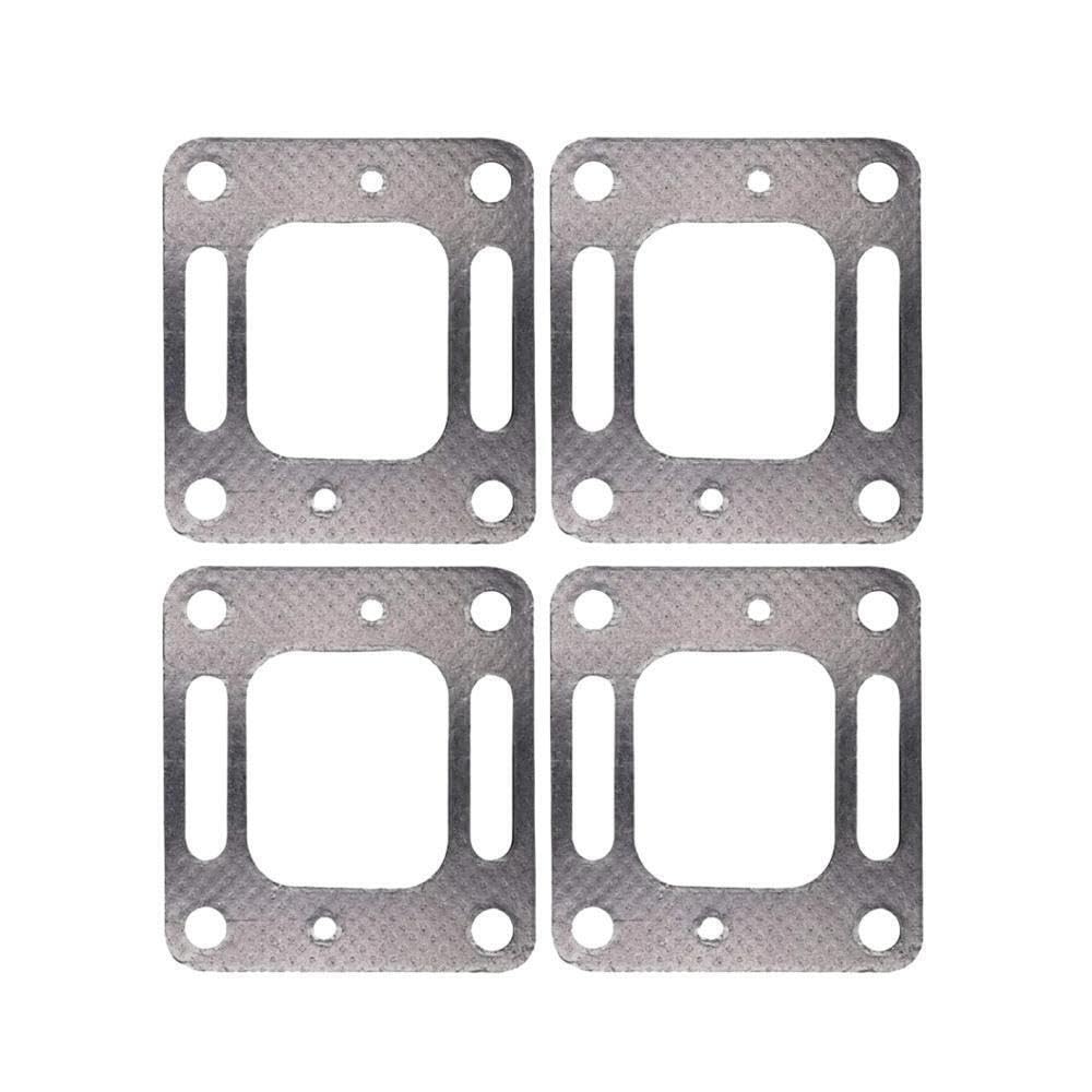 4Pcs Exhaust Center Riser Elbow Manifold Gaskets for Mercruiser 4.3 5.7 350