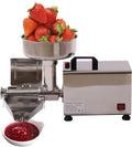 450W Electric Tomato Strainer Commercial Tomato Milling Machine Stainless Steel Tomato Press and Strainer 50 Kg/H