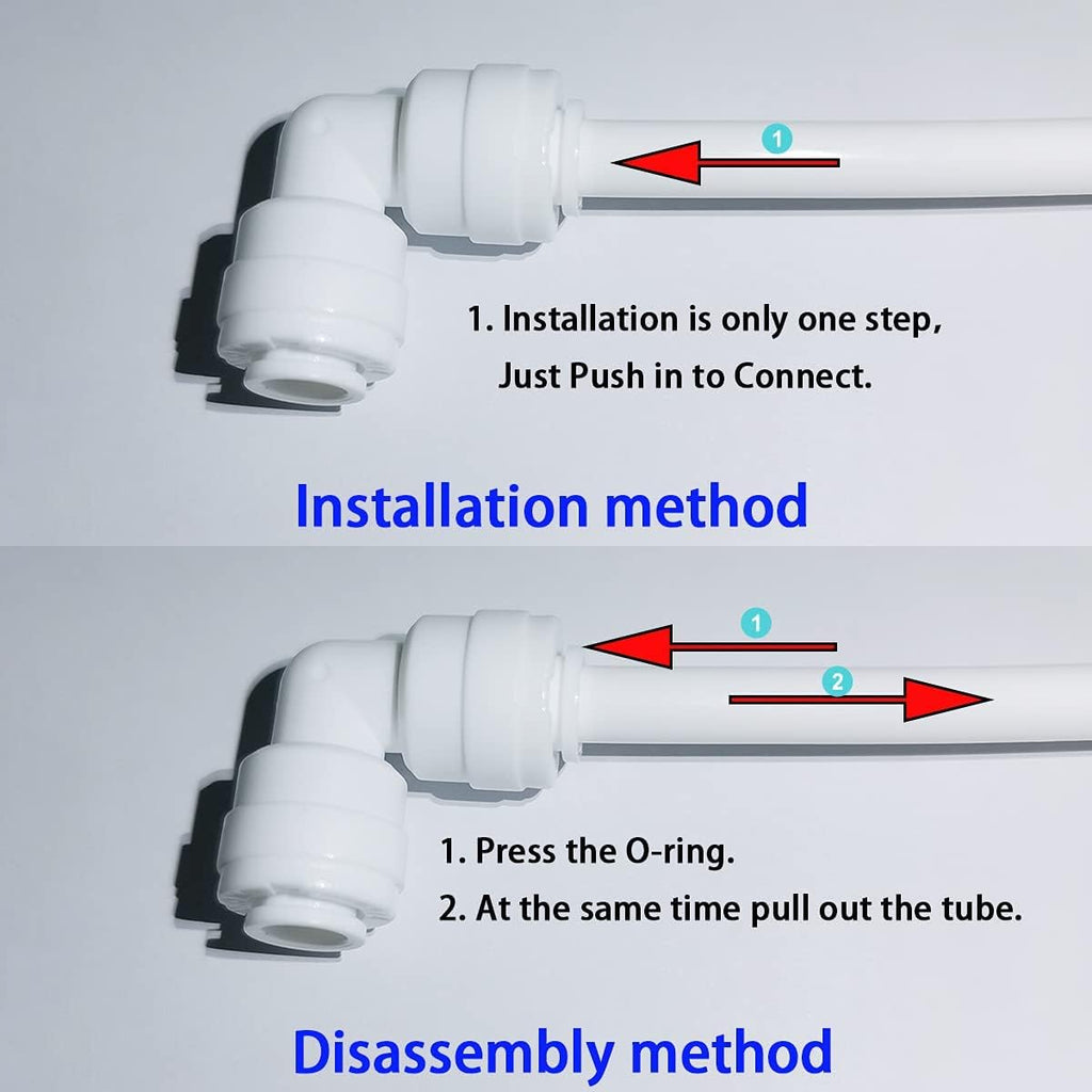 Malida Water Filter Float Ball Valve,or Fish Aquarium Uses 1/4 Inch Supply Tube.
