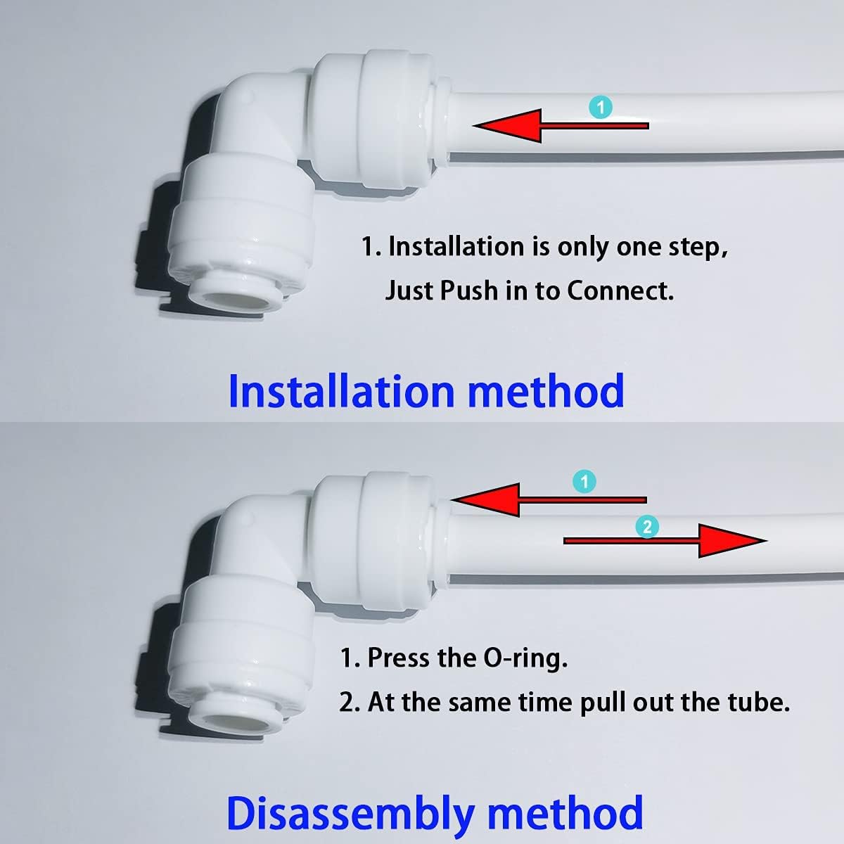 Malida Water Filter Float Ball Valve,or Fish Aquarium Uses 1/4 Inch Supply Tube.