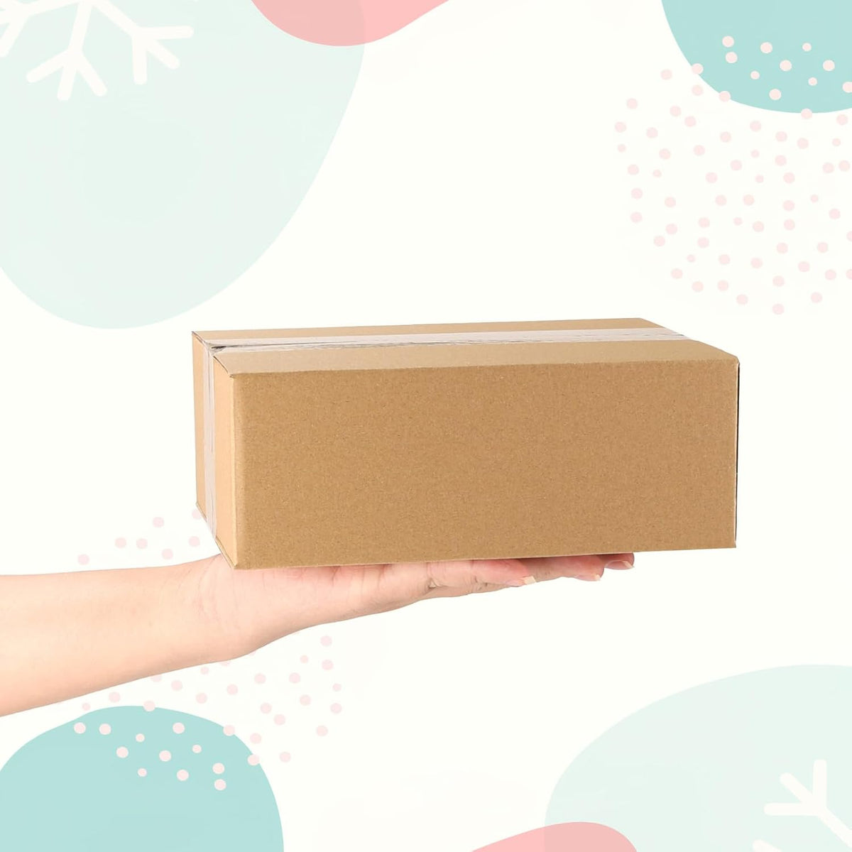 40 Packs 8x6x3 Shipping Boxes, Brown Mailing Boxes