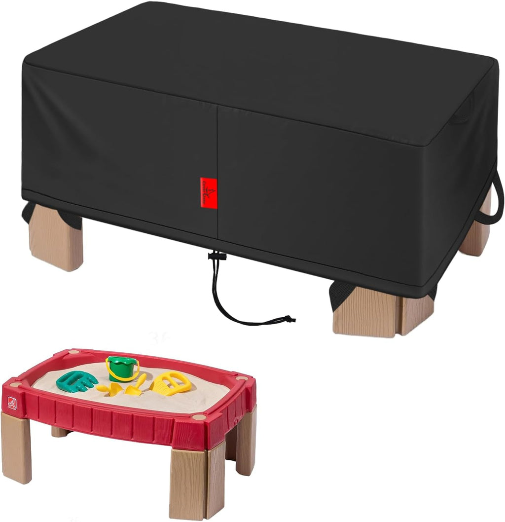 Kids Sand Table Cover Fit Step2 Naturally Playful Sand Table, DustProof Anti-UV Outdoor Activity Sensory Table with