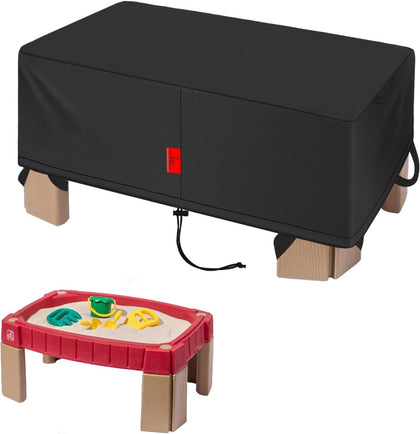 Kids Sand Table Cover Fit Step2 Naturally Playful Sand Table, DustProof Anti-UV Outdoor Activity Sensory Table with