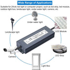 24V DC LED Driver Waterproof IP67 Power Supply 300W 12.5A