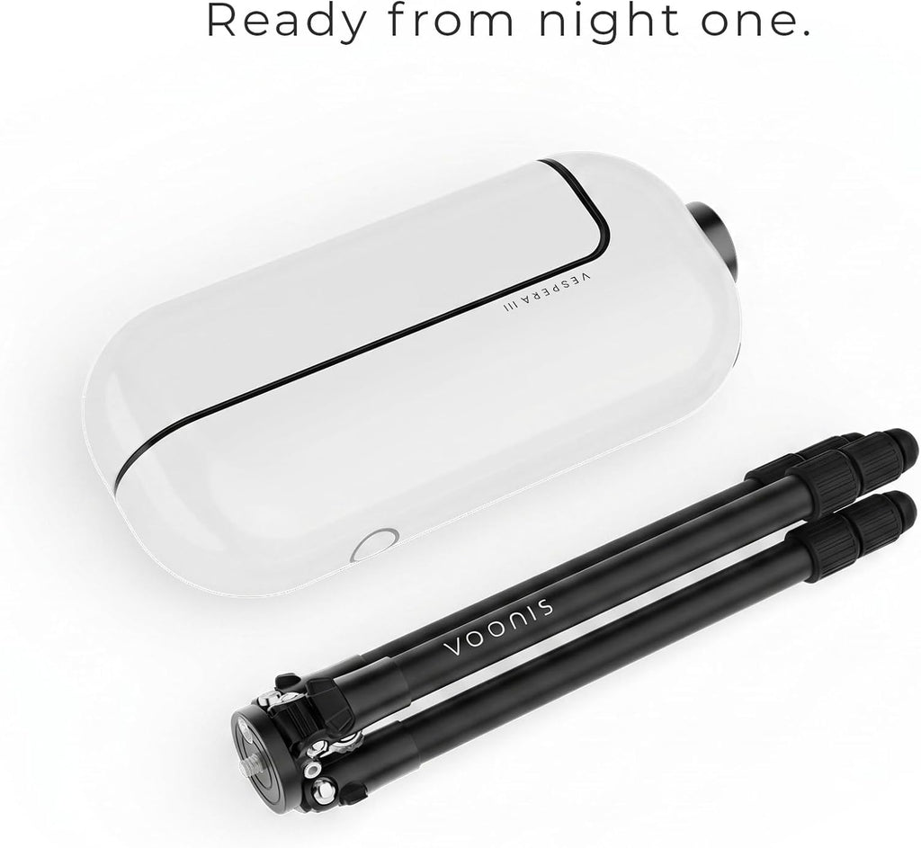 Smart Telescope for Adults & Beginners - Auto-Tracking, Live Stacking, 11h Battery, 115GB Storage, Auto