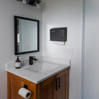 Commercial Paper Towel Dispenser Wall Mount, Matte Black