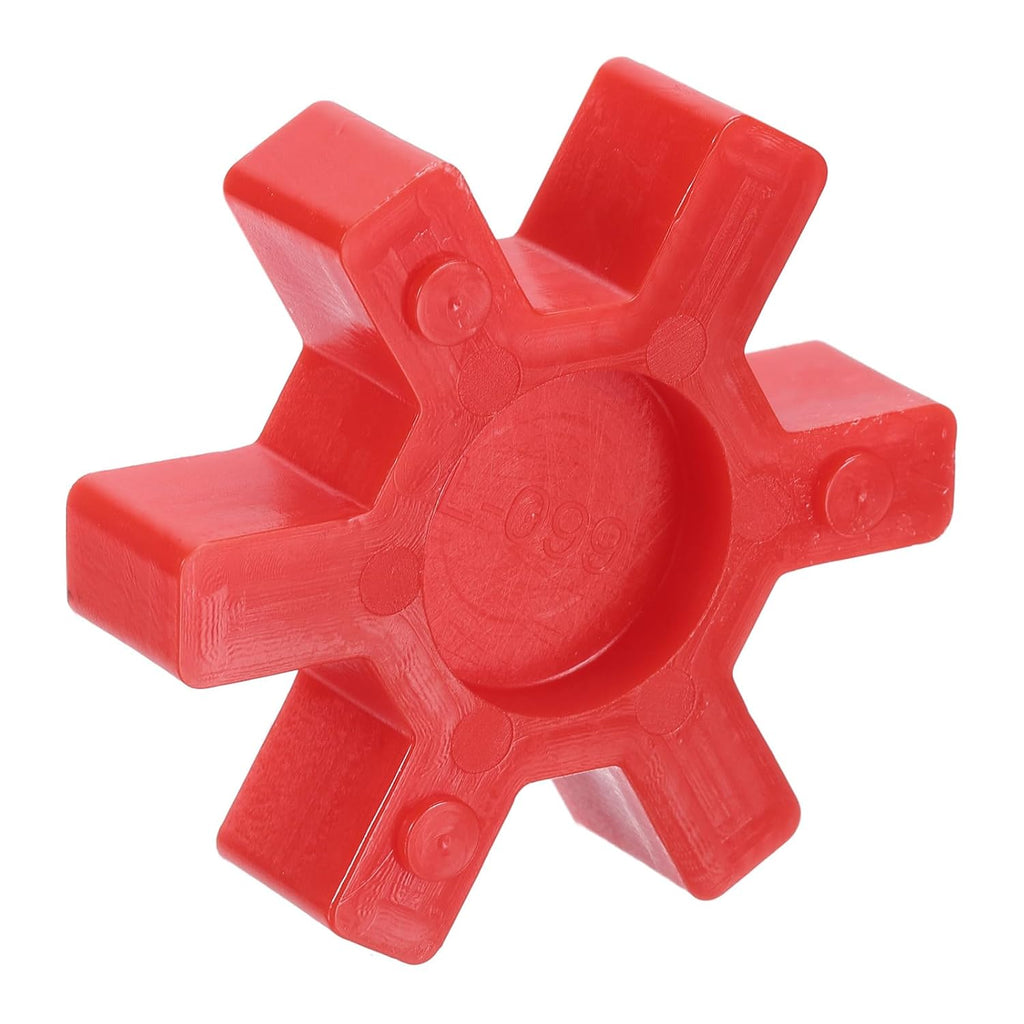 uxcell L099/L100 Jaw Coupling Insert, Urethane Flexible Solid Type Jaw Coupling Center Insert for L Jaw Coupling L-Jaw Coupler Set, Red