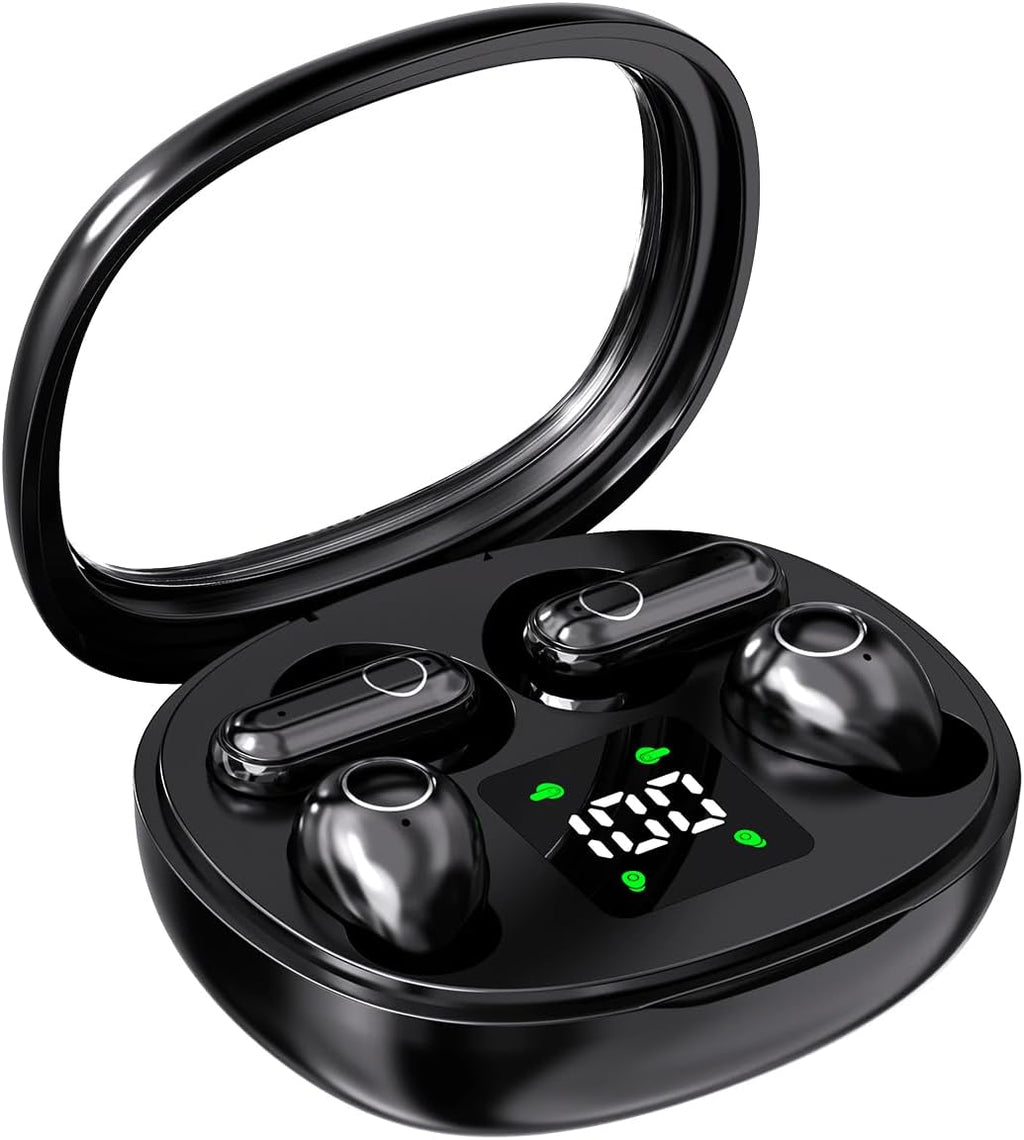 Wireless Bluetooth Headset，Tiny Size Invisible Earbuds，Sleep and Sports Earphones Set, 2 Pairs, Mini and Short Handle
