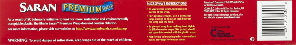 Premium Plastic Wrap - 100 ft - 3 pk