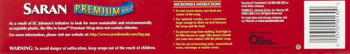 Premium Plastic Wrap - 100 ft - 3 pk