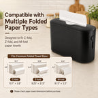 Countertop Multifold Paper Towel Dispenser, Black