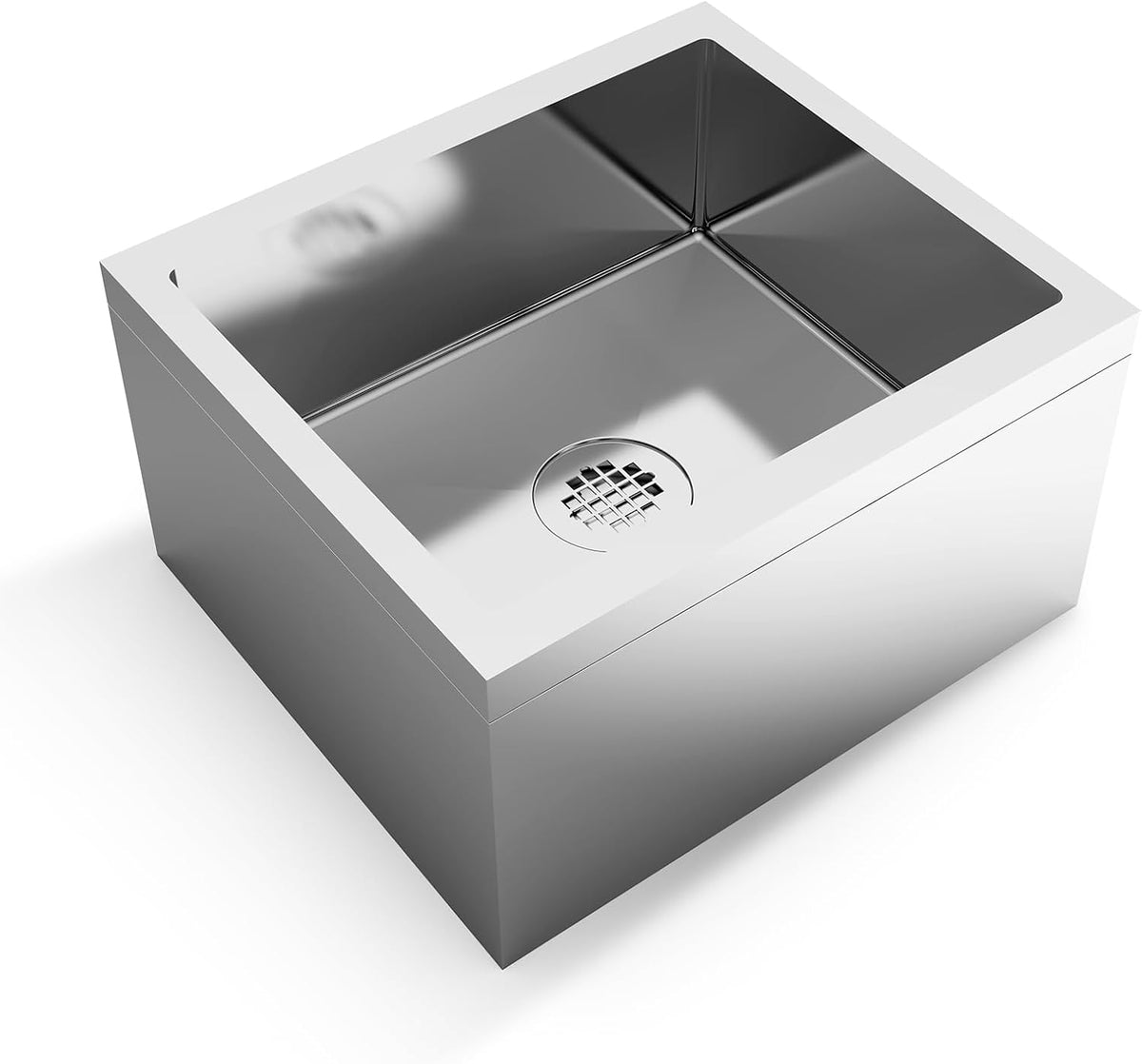 Stainless Steel Floor Mop Sink Mop sink | 19" x 22" x 12"