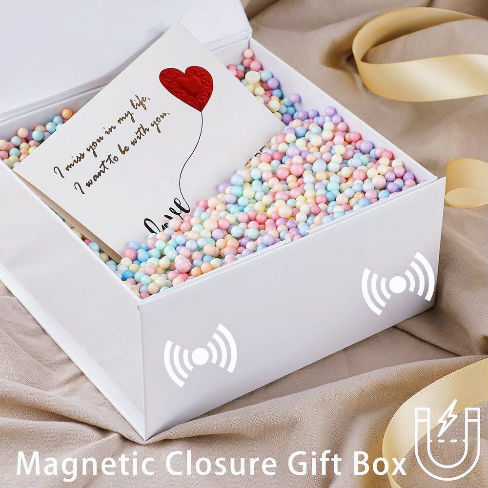 Magnetic Gift Box 15 Pack White Small Gift Box with Lids Closure in Bulk, Luxury Cardboard Gift Boxes for