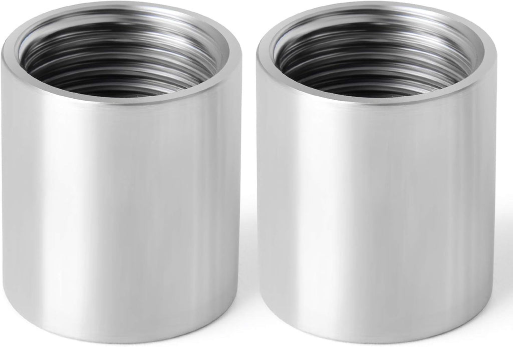 TAISHER 10PCS 304 Stainless Steel Cast Pipe Fitting, Coupling, 1/2" x 1/2" NPT Female Threaded