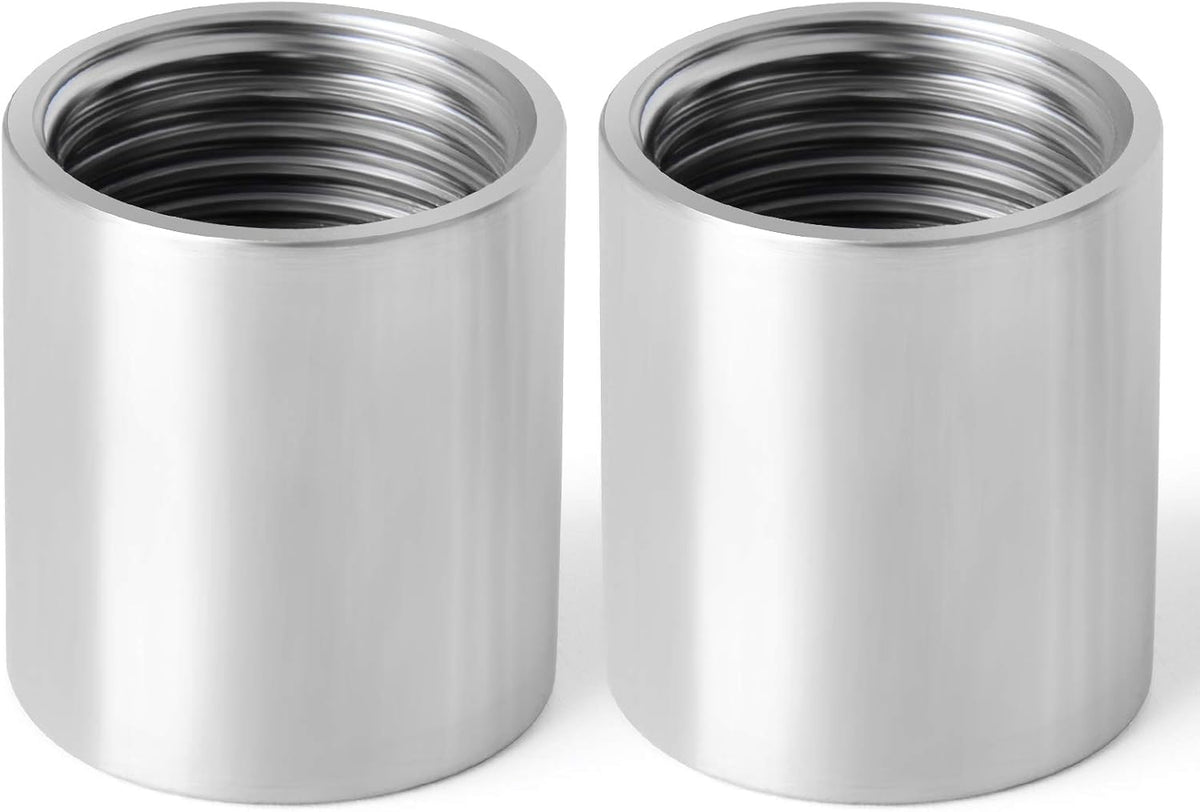 TAISHER 10PCS 304 Stainless Steel Cast Pipe Fitting, Coupling, 1/2" x 1/2" NPT Female Threaded