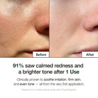 NDP Vitamin B9 Tone-up Cream, Silicone Free Face Primer for Pore Minimizing, 95% Pure Cica Extract, Breathable Skin