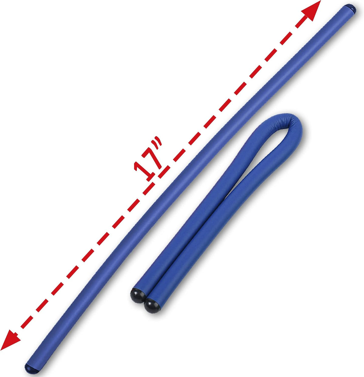 Andalus Twist Rubber Ties, 17-Inch Reusable Twist Ties in Assorted Colors - Holds Up to 110 Pounds (4 Pack)