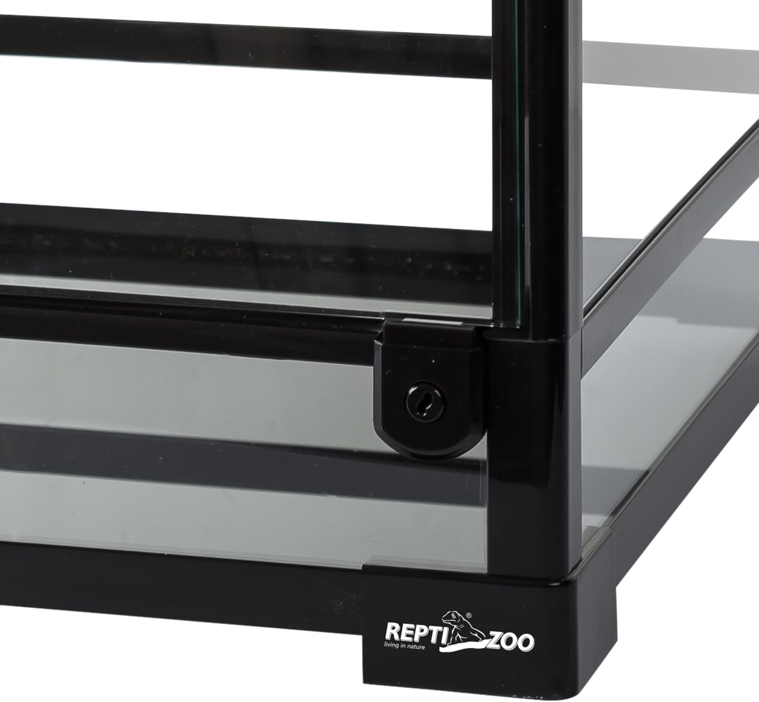 Amphibian Habitat Tank 10 Gallon, Full Vision Glass Reptile Terrarium 12" x 12" x 18", Vertical Reptile Tank with