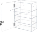 Acrylic Display Case with Lock – Acrylic Storage Chest for Figures, Collectibles, Jewelry, Expensive Items & More –