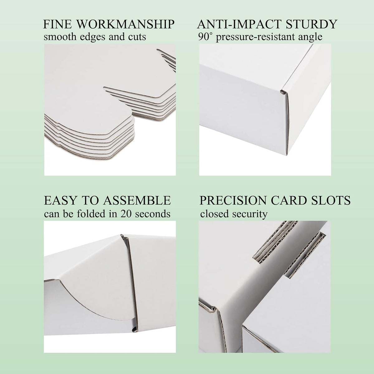 Small Shipping Boxes 9x6x4 Inch (25 Pack) - Sturdy White Corrugated Cardboard Boxes for Small Business, Ecommerce