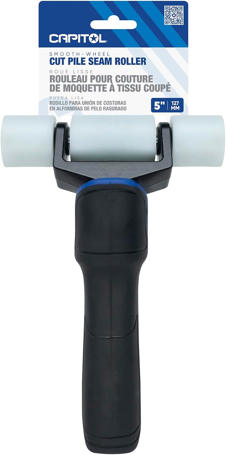 Smooth Wheel Cut Pile Seam Roller