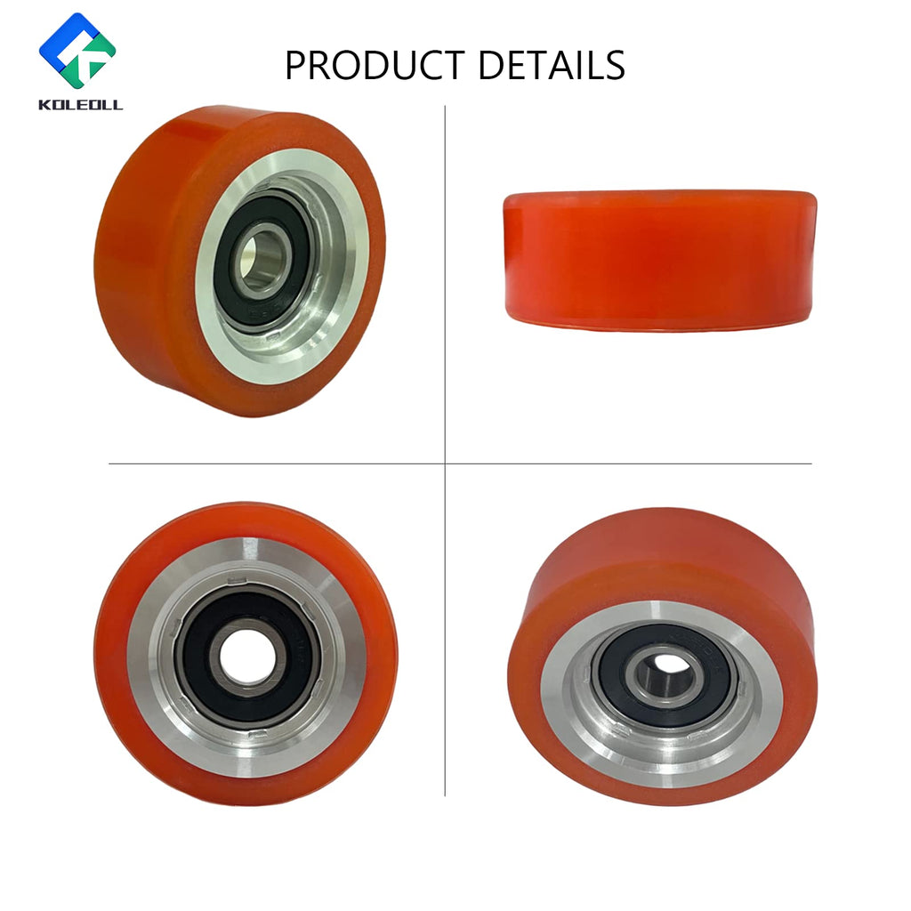 KOLEOLL 2 Pack 70298701P 70298701 70568201 Dryer Drum Support Roller Bearing Compatible With HUEBSCH Speed Queen IPSO