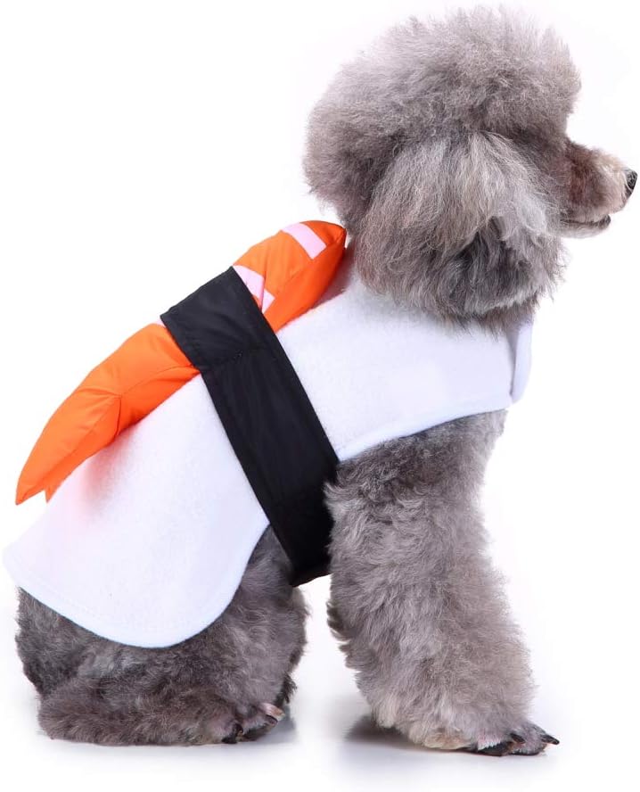 Sushi Dog Halloween Costume Fish Food Pet Costume Pet Cosplay Outfits