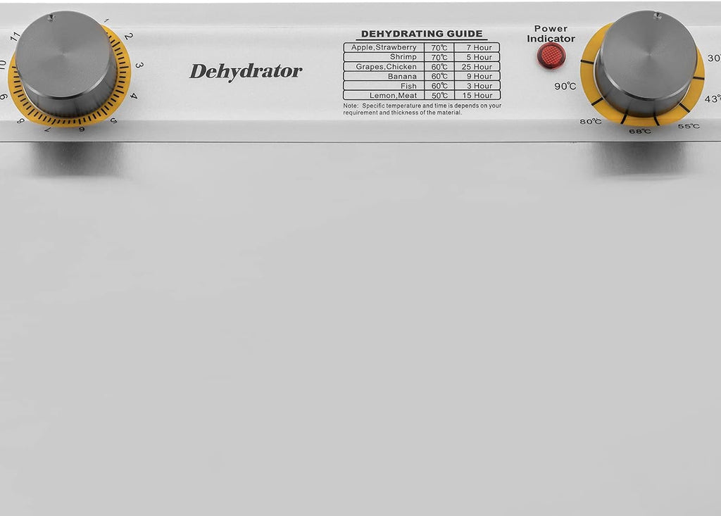 Food Dehydrator Stainless Steel Trays Commercial Fruit Dehydrator Machine Multi-Tier Meat Beef Jerky Maker Dryer with